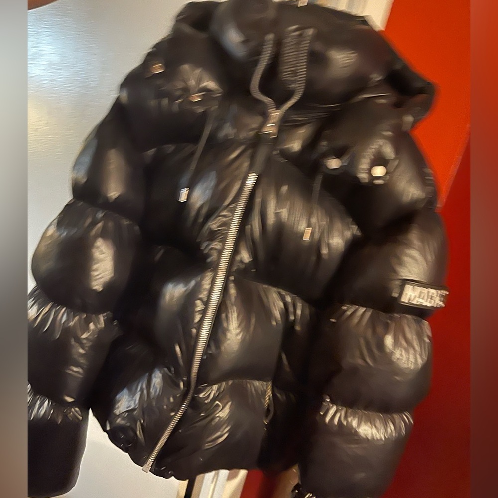 Mackage EVIE lustrous light down jacket with hood